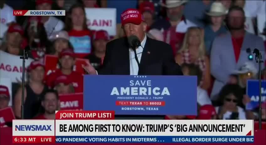 Trump Speaks At Save America Rally In Texas