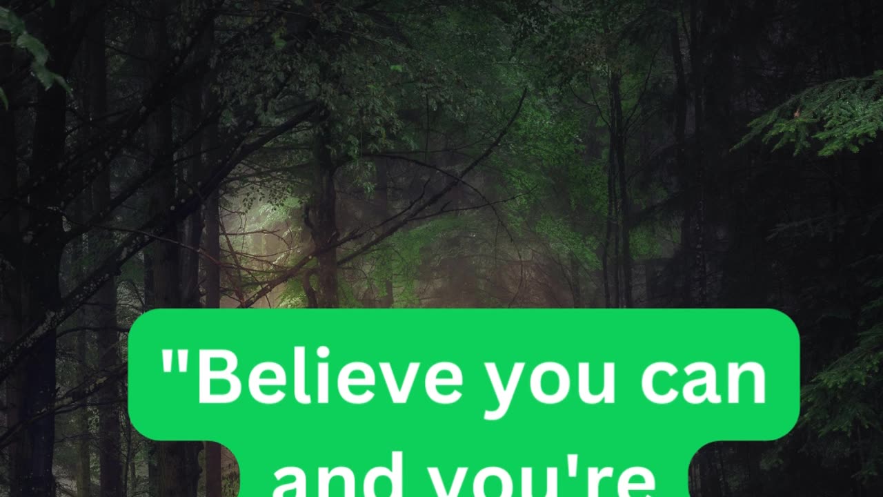 Believe in yourself