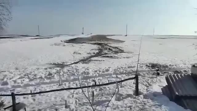 Flood in the Volga region and Central Russia