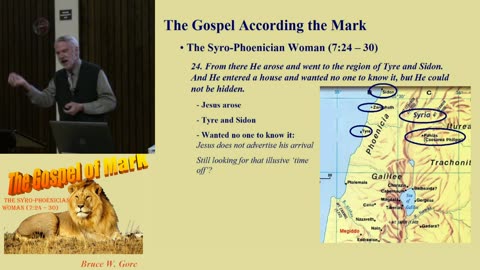 30. The Syro-Phoenician Woman (Mark 7:24 – 30)