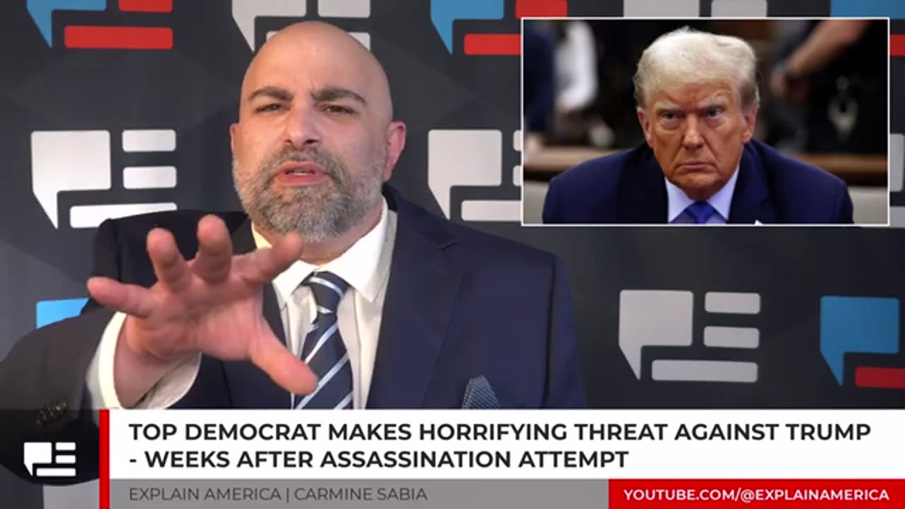 240806 Top Democrat Makes Horrifying Threat Against Trump - Weeks After Assassination Attempt.mp4