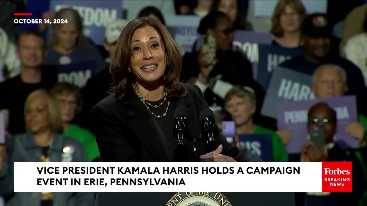 Kamala Harris Tells Pennsylvania Voters That 'We Are The Underdog' At Campaign Rally