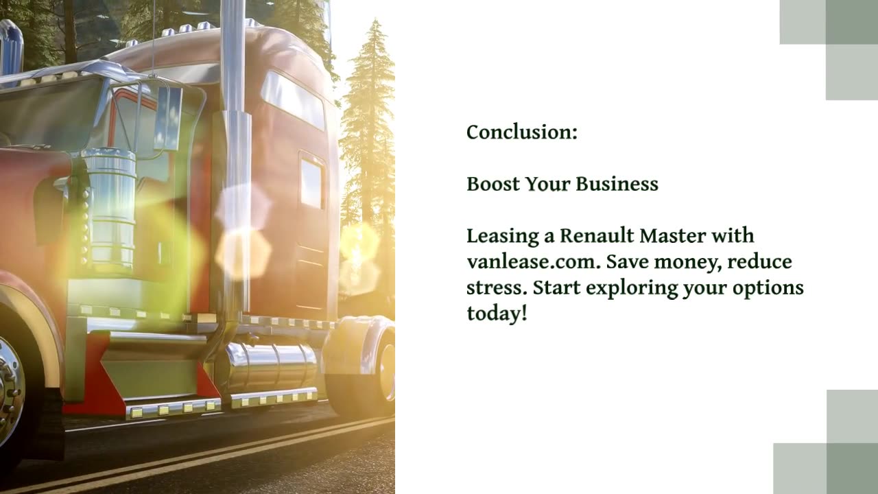 Top Benefits of a Renault Master Lease