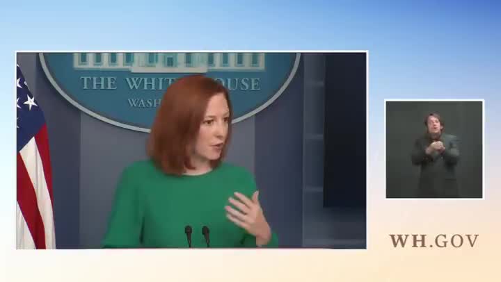 When Cornered, Psaki Says Biden Doesn't Regret Calling for the MLB to Boycott Georgia