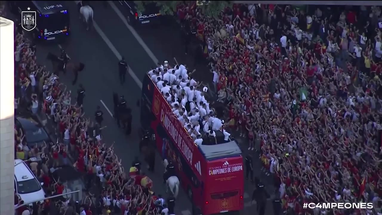 Thousands celebrate Spain's Euro 2024 win at Madrid parade