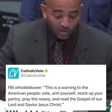 Una advertencia para el pueblo Americano