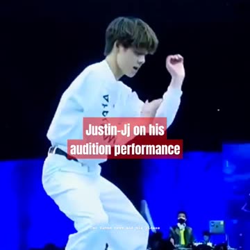 justun-Jj during his audition