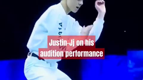 justun-Jj during his audition