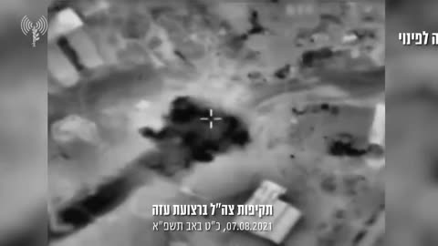 Israeli Air Force Fighters Struck a Hamas Military Compound and Rocket Launching Site