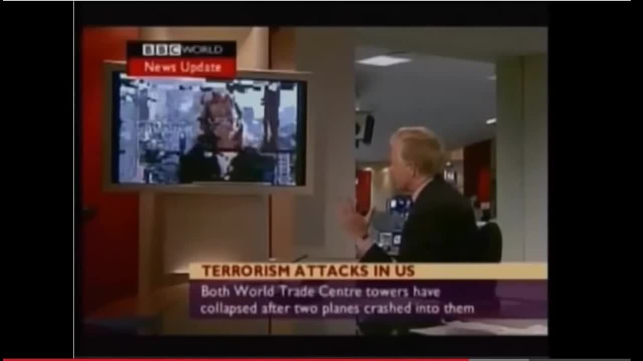 BBC Reports 911, WTC 7 Collapse BEFORE it Happens , wake up people we attacked us