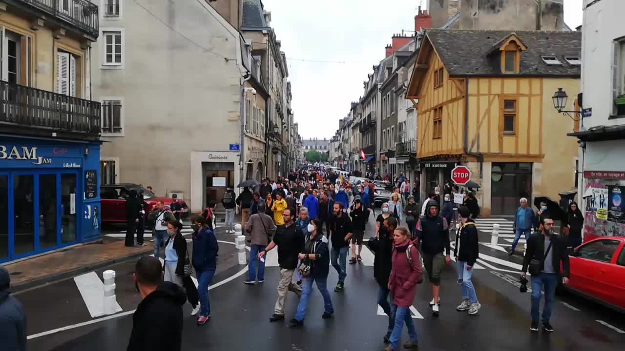 Tear gassed in Dijon - 24th July 2021