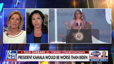 Tulsi Gabbard: A President Kamala Harris would be ‘terrifying’##&/