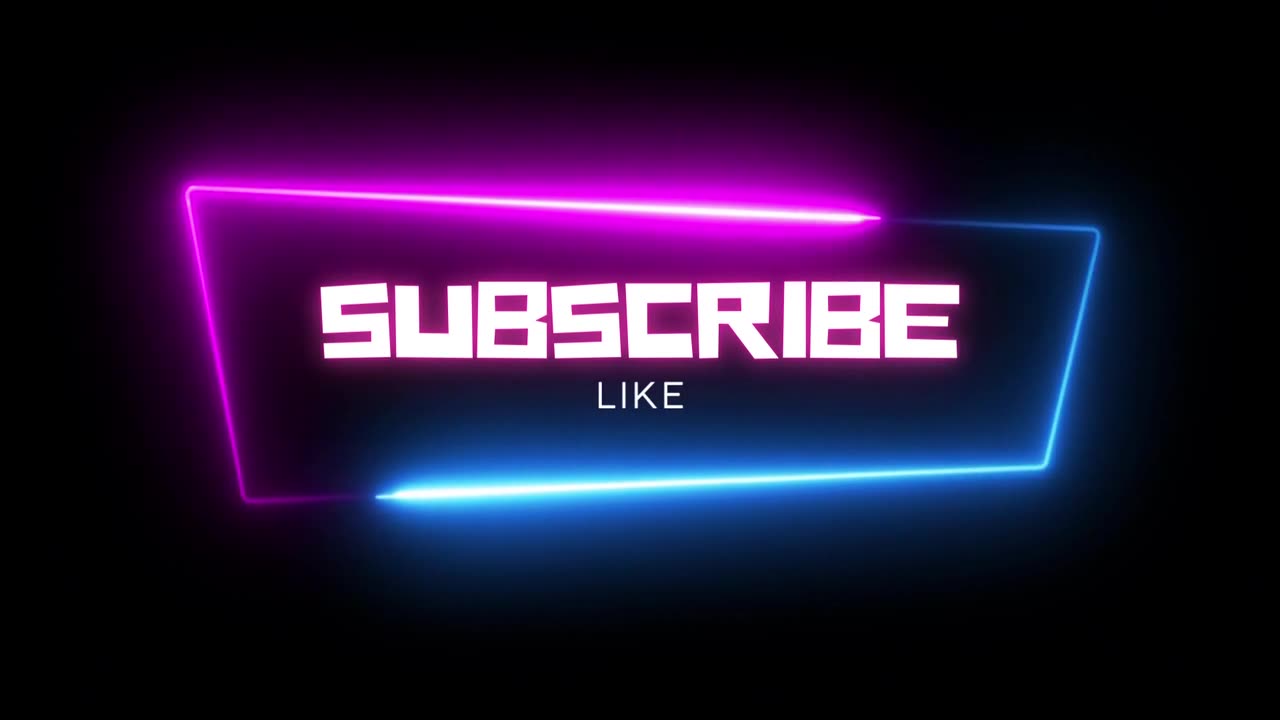 Unique Neo light Subscribe Button