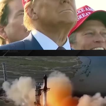 President Donald Trump Launches SpaceX Rocket with Elon Musk