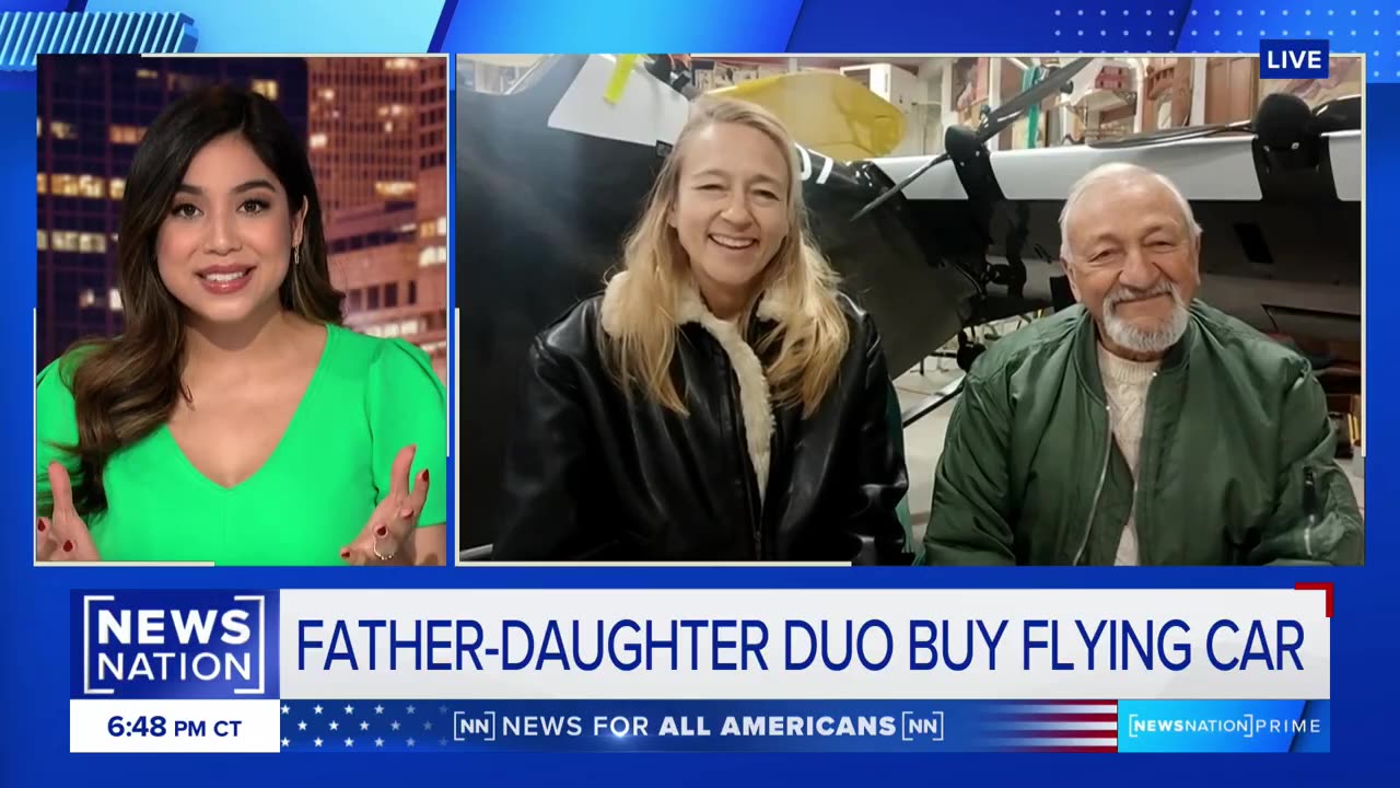 Flying car has father-daughter duo 'floating on air' | NewsNation Prime