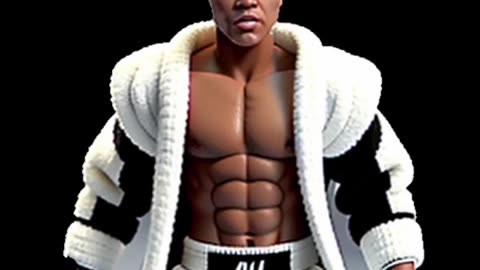 "Float Like A Butterfly X Sting Like A Bee"Wwe Wrestling Mohammed Ali Doll Collectible Come See🎤🏆🥊"