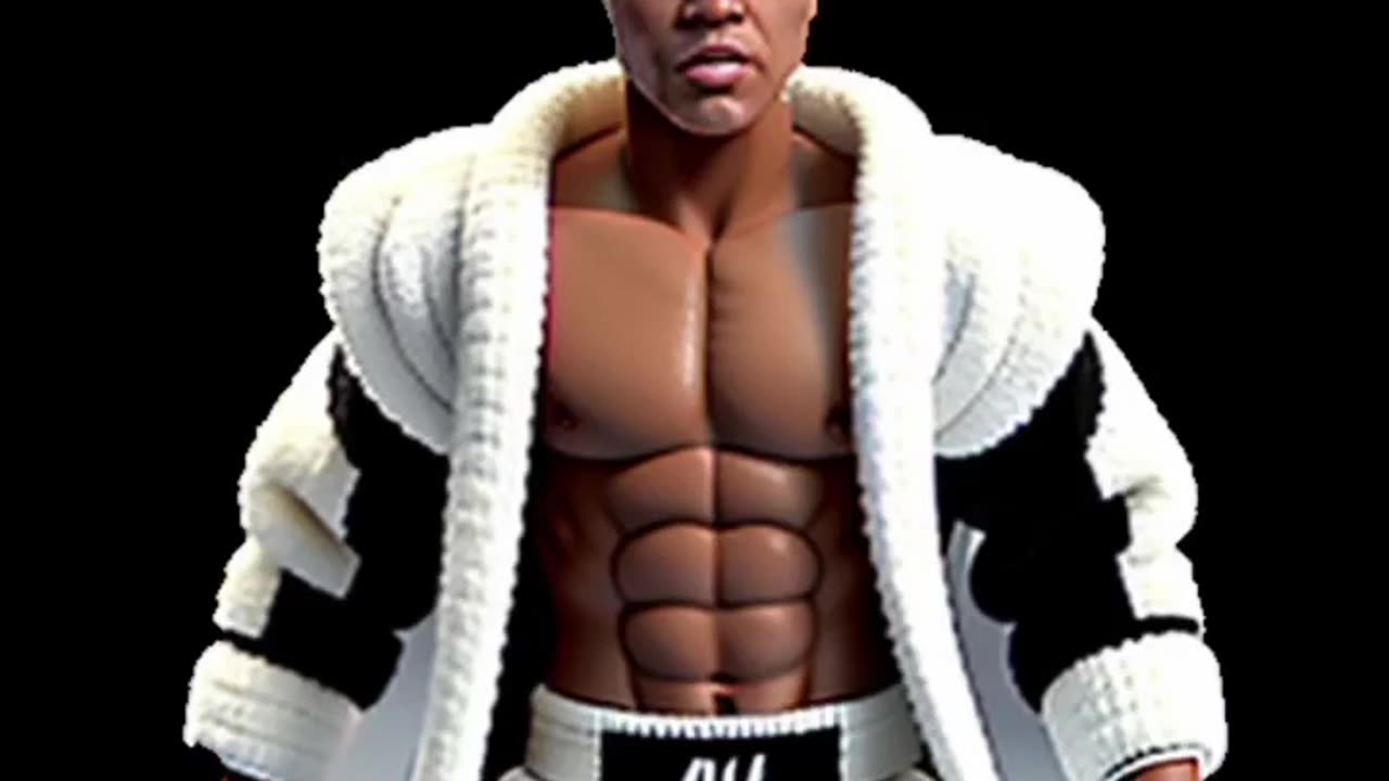 "Float Like A Butterfly X Sting Like A Bee"Wwe Wrestling Mohammed Ali Doll Collectible Come See🎤🏆🥊"