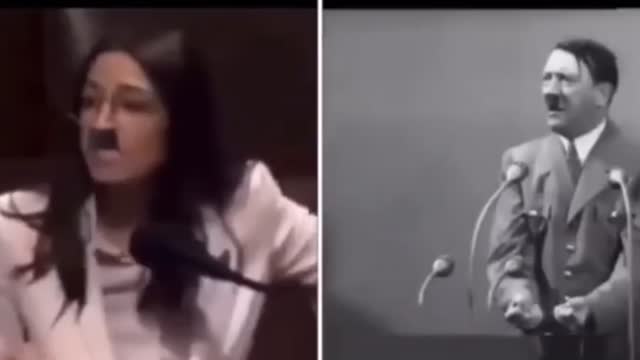AOC speaking to Congress on the Green New Deal
