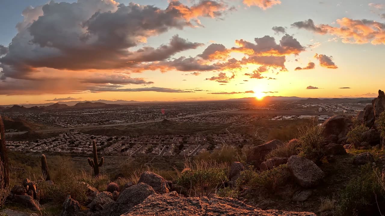 Sunset at Rose Garden Mountain