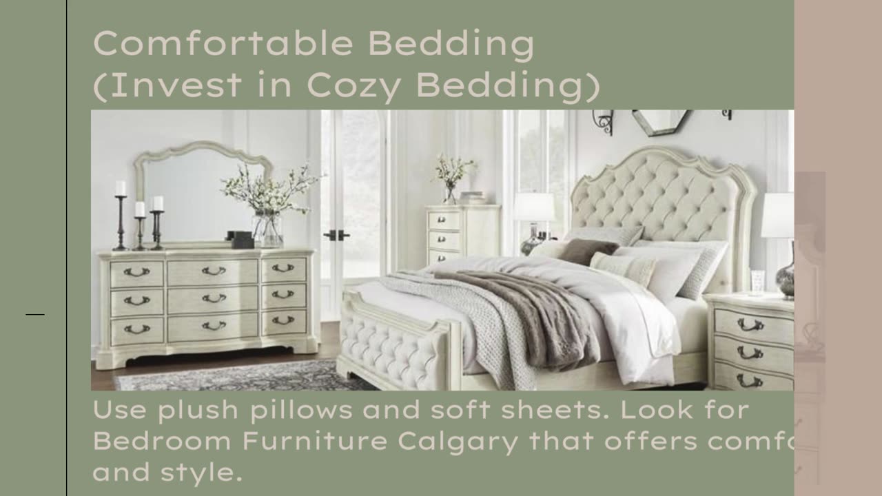 How to Create a Cozy Atmosphere with Bedroom Furniture in Calgary