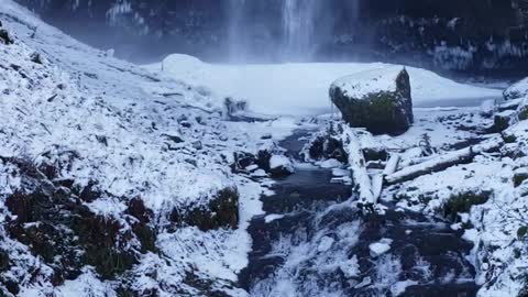 Winter Waterfall