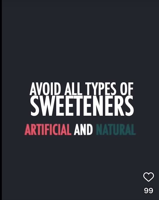 Avoid all artificial sweeteners, particularly aspartame!