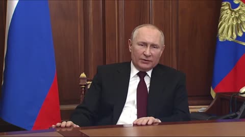 Putin televised message on recognition of Donetsk and Lugansk "Republics"