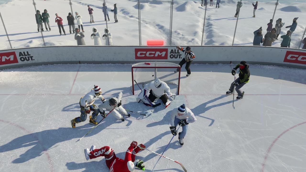 MY DESPERATION GOAL IN NHL24 EASHL 3'S ONLINE.