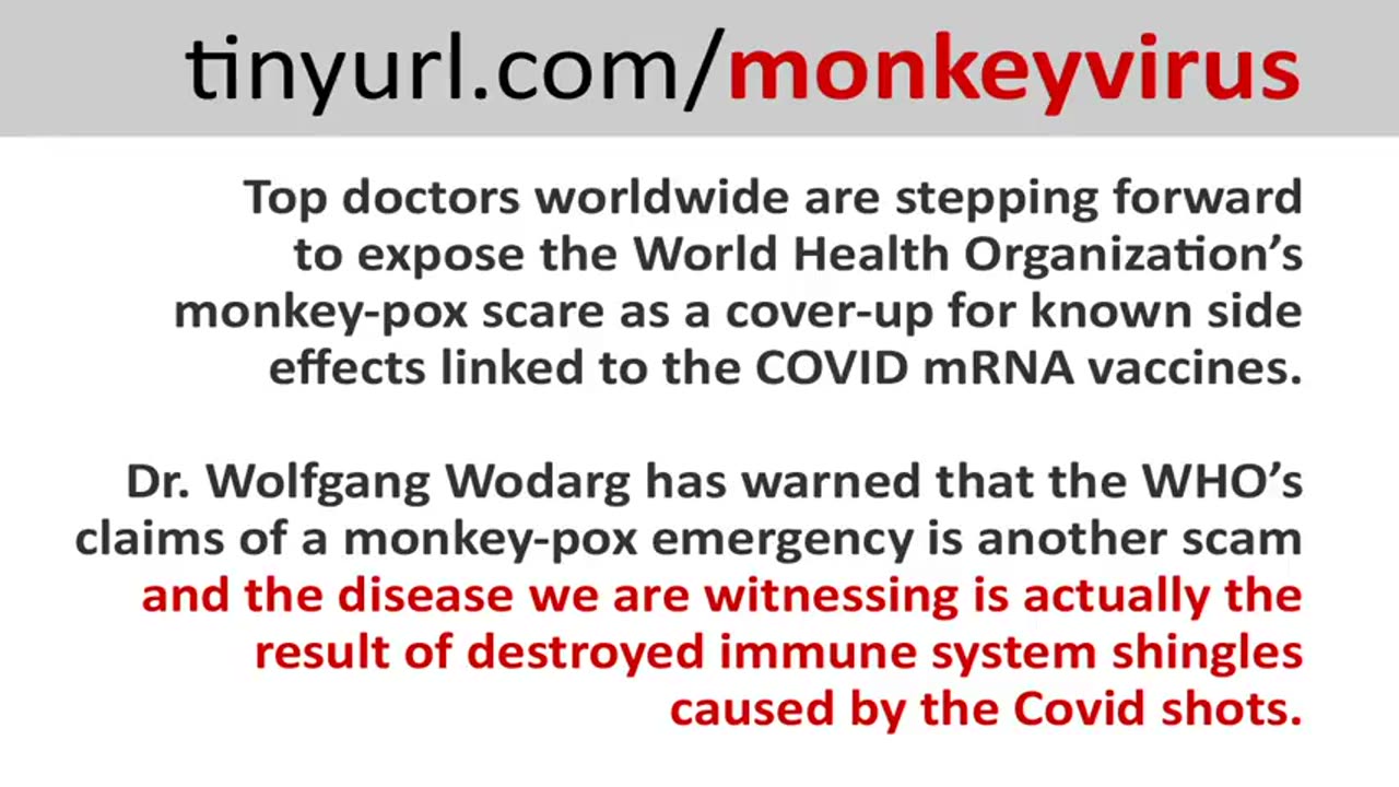 Virologists Blow-the-Whistle: MPOX is actually Known Side-Effect of COVID Vax!