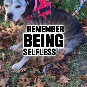 Never leave yourself behind