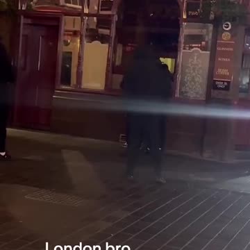 A Guy got robbed in Soho, London last night