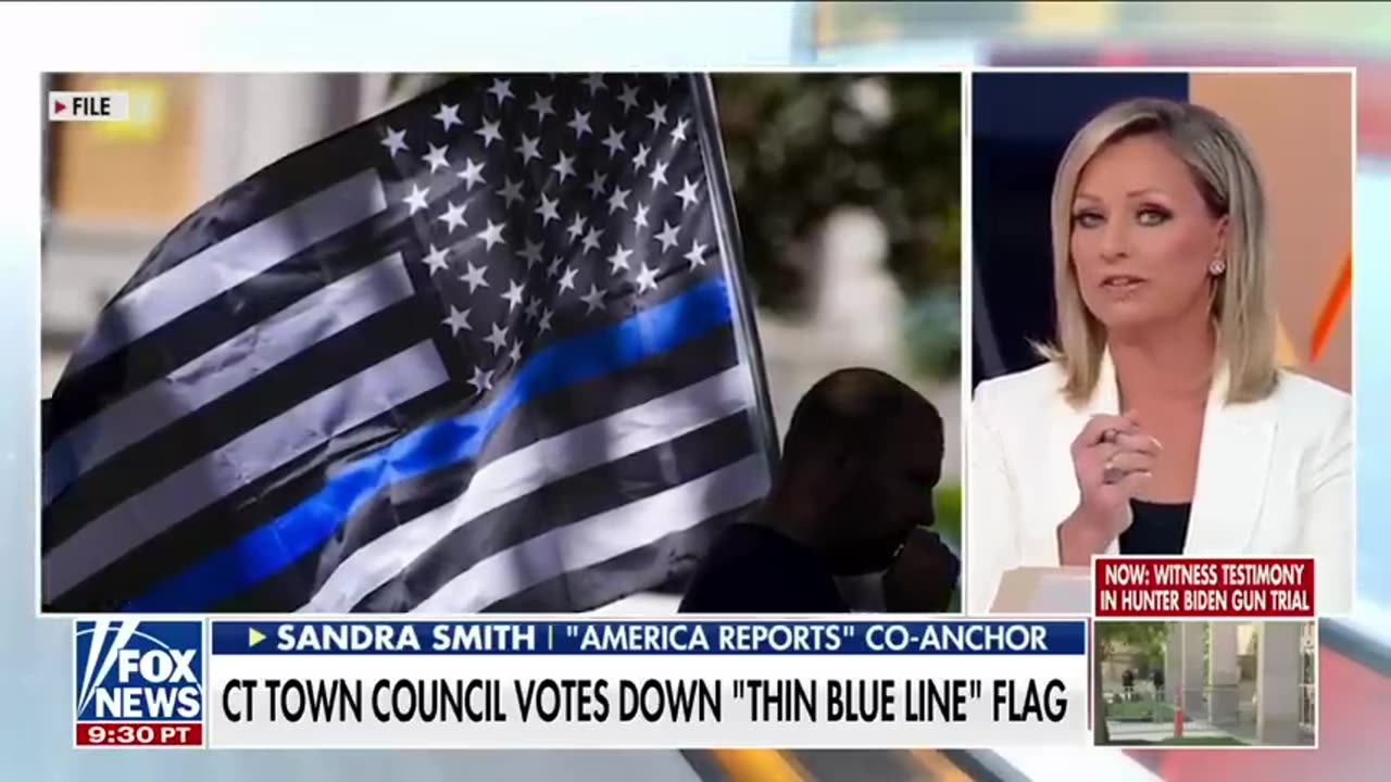 ‘GROTESQUE’_ Town faces fury for refusing to fly 'thin blue line' flag Gutfeld News