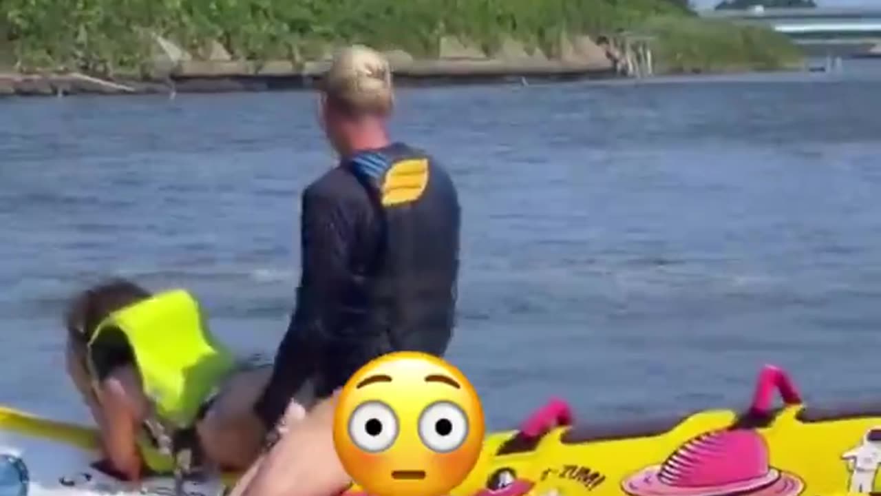 Couple Spotted Having Some Spicy Time On A Banana Boat