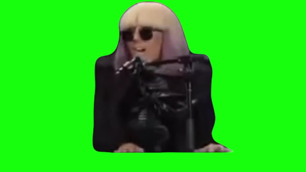 Lady Gaga “Oh, Oh-Oh!” Meme | Green Screen