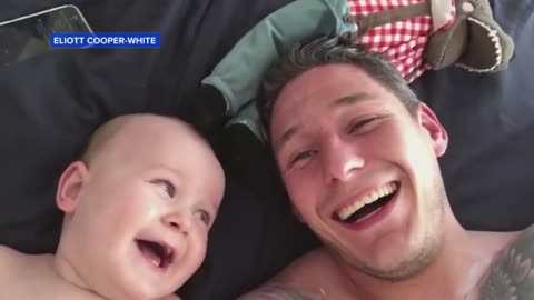 Baby Laughing Uncontrollably at Dad Will Make You Smile