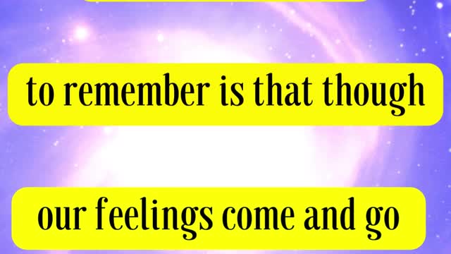 CS Lewis Said... The great thing to remember is that though our feelings come and go God's love....