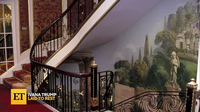 Ivana Trump shows off the now pathetic staircase during a 2005 home tour (Flashback)