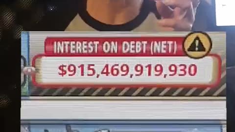 U.S. Debt Clock: Interest surpasses Defense spending!