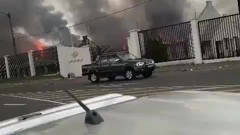 Distell Beverage Co, Pinetown, KZN, South Africa on Fire