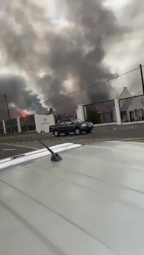 Distell Beverage Co, Pinetown, KZN, South Africa on Fire