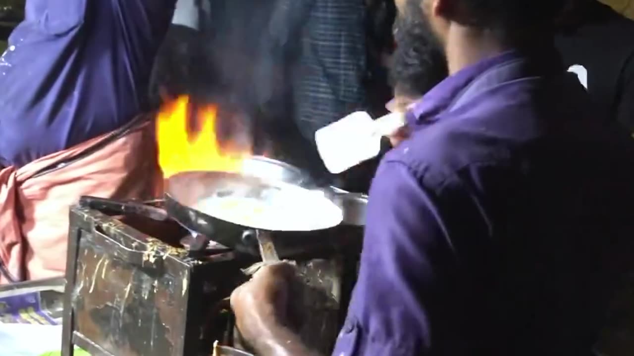 Street Food at Night 12:30 AM | Kozhikode Palayam Omelette - nightlife