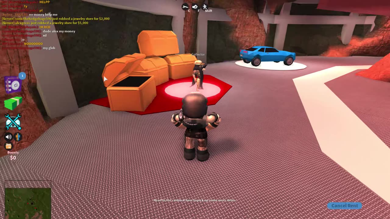 Car Inside Museum in Jailbreak