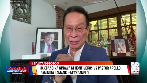 Hakbang na ginawa ni Hontiveros vs Pastor Apollo, paninira lamang —Atty.Panelo