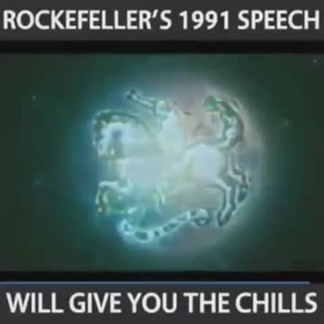 David Rockefellers 1991 Speech