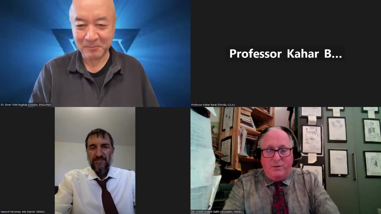 R&B Monthly Seminar: R&B Uyghur-Israel Fellowship (Episode #27 -- Thursday, April 18th, 2024). Co-Chairmen: Dr. Enver Tohti Bughda (London, ENGLAND), Mr. Ethan Gutmann (Vermont, U.S.A.)