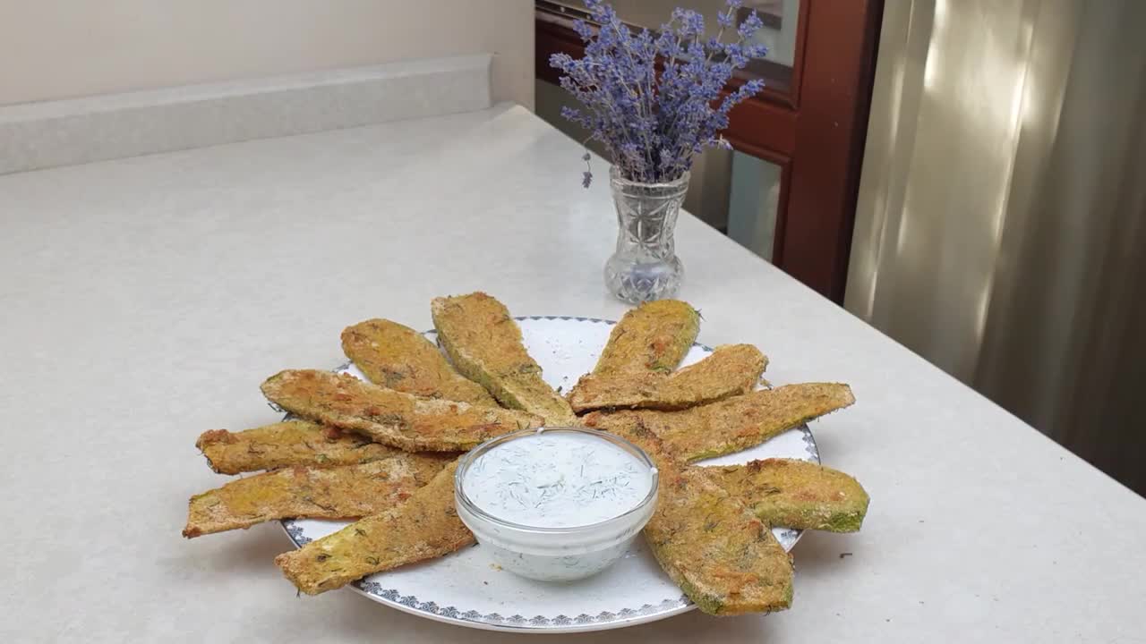 Gesundes Essen in nur 10 Minuten Schnelles Rezept für Zucchini im Ofen #2