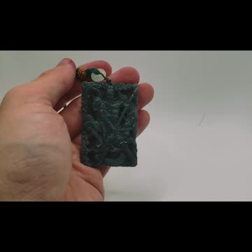 Guan Yu - God of War Green Burmese Jade Pendant #jade #jewelry #giftideas #reels