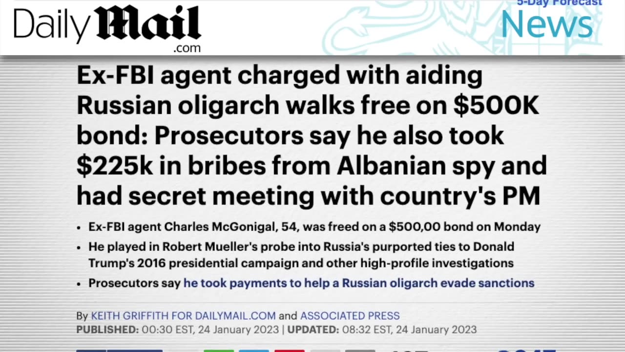 FBI Chief Behind Trump-Russia Collusion Gets 4 Years In Prison For Colluding With Russian