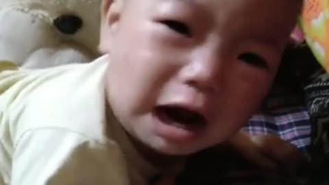 What does the baby want to be pitted with?