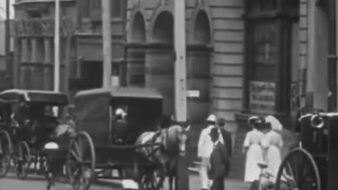 Stepping Back in Time Exploring Perth's Streets in 1908